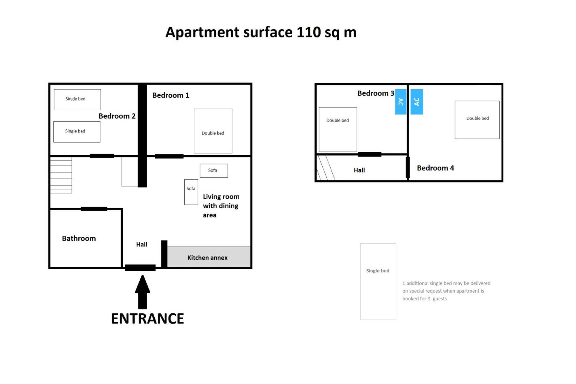 Apartament Super Central Sienna Street Kraków